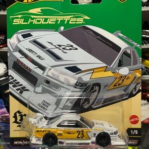Mattel Silhouettes Liberty Walk Car - White & Yellow